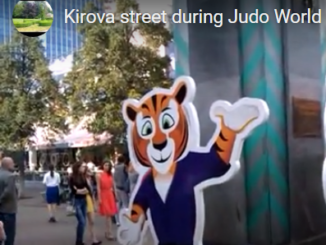 Kirova street during Judo world championship