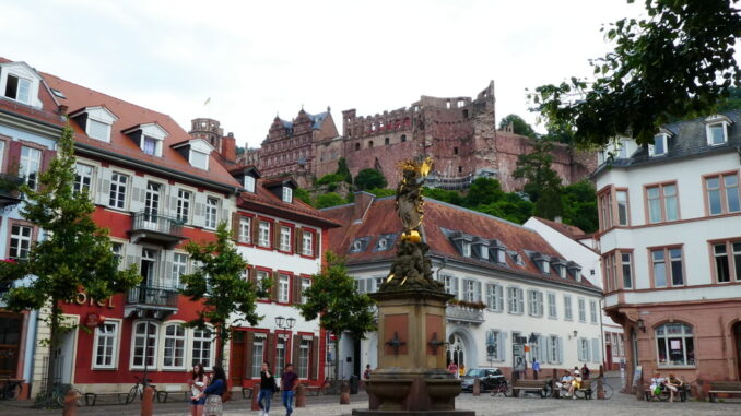 The castle of heidelberg