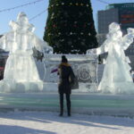Ice sculptures in Chelyabinsk, 02.2016