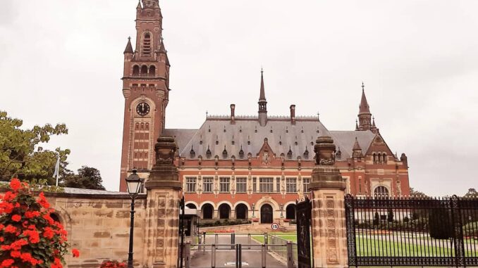 The Peace Palace, the Hague, South Holland, 09.2021