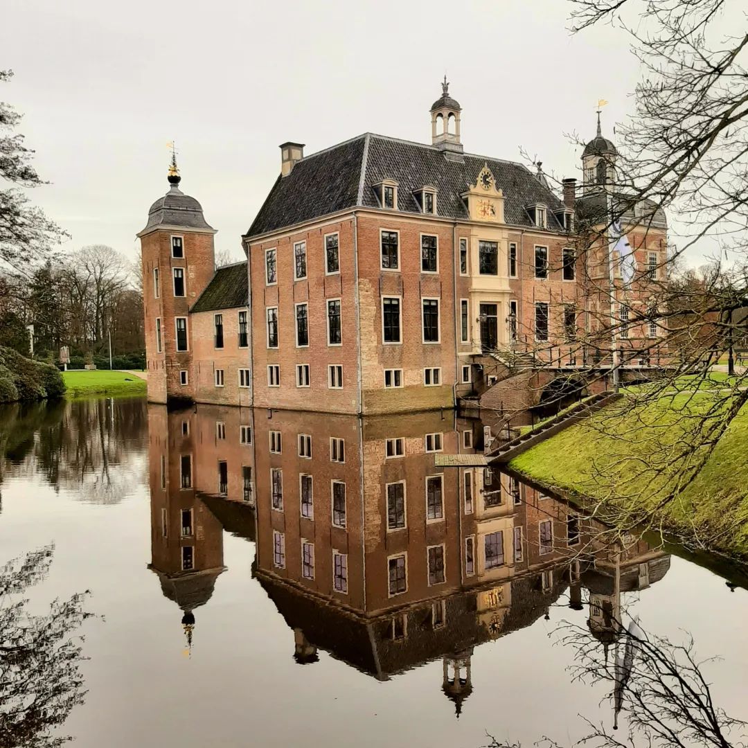 Netherlands: Ruurlo castle in February, Achterhoek, Gelderland