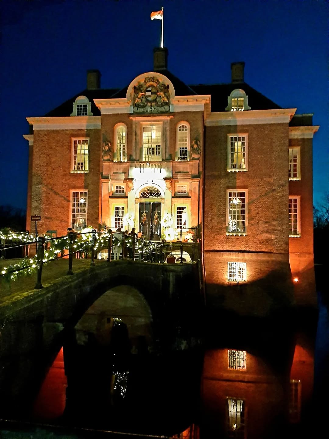 Nederland: Kerstmarkt bij kasteel Middachten, Gelderland