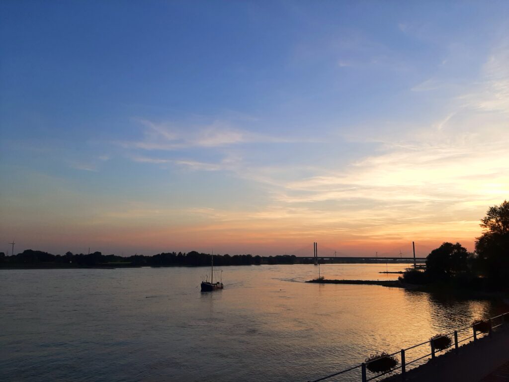 Sunset in Rees, 09.2023