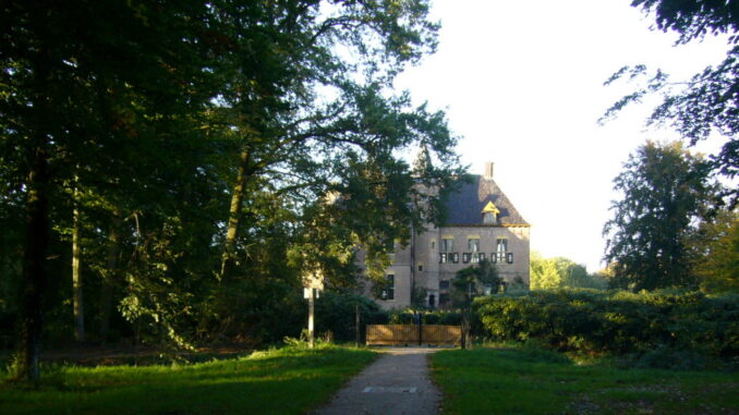 The castle of Voorden,Netherlands