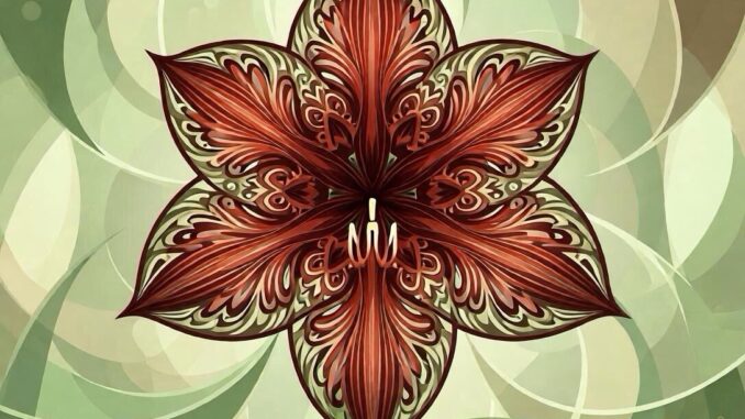 Abstract botanical art, EK